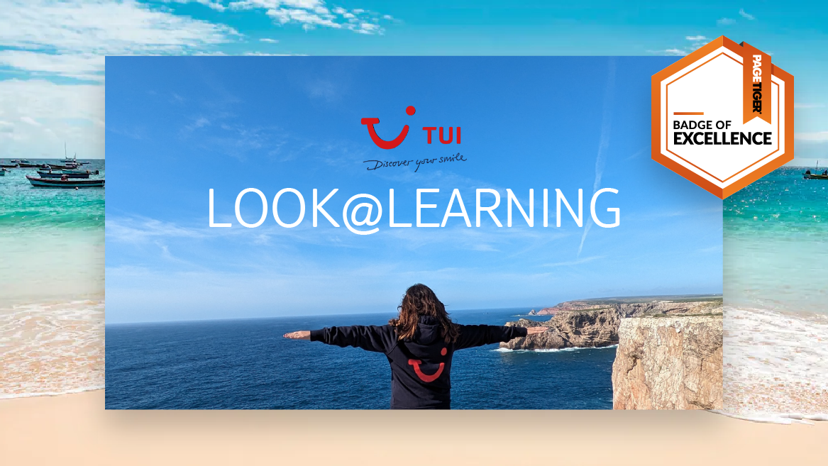 TUI’s LOOK@LEARNING platform was awarded a PageTiger Badge of Excellence for enhancing employee learning and development.